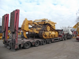 Перевозка бульдозера Caterpillar