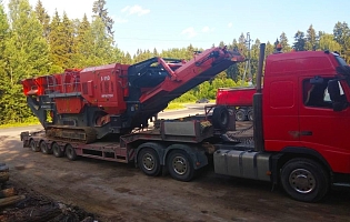 Передислокация негабаритной дорожной техники