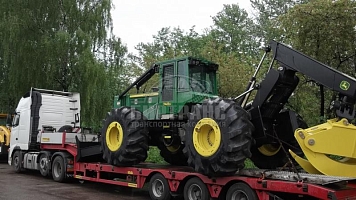 Перевозка Харвестера John Deere