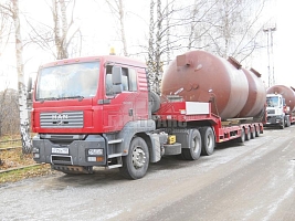 Перевозка негабаритных грузов автотранспортом