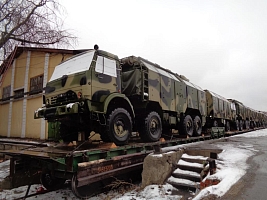 Отправка военной техники